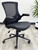 Ergonomic Desk Chair with Vinyl Seat and Flip Up Arms