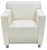 Cream Leather Lobby Seating Series - Cream Leather Club Chair Cream Leather Lobby Seating Series - Cream Leather Club Chair
