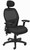 Black Mesh Back Ergonomic Office Chair with Headrest