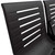 Aero 4-Seat Beam Seater in Black Shadow