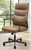 Faux Leather Swivel Office Chair