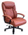 Commander Genuine Leather Executive Chair with 400 lbs. Cap. in Terra Cotta Brown