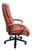 Commander Genuine Leather Executive Chair with 400 lbs. Cap. in Terra Cotta Brown