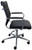 Contemporary Classic Mid Back Padded Office Leather Chair in 3 Colors