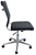Armless Mid Back Leather Training Room Chair