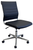 Armless Mid Back Leather Training Room Chair