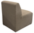 Mocha Ash Flexible Seating Series 300 lb Capacity Armless Lounge Chair