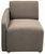 Mocha Ash Flexible Seating Series 300 lb Capacity Right Arm Club Chair
