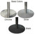 36"R Sintered Stone Standing Height Disc Base Table
