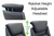 Top Grain Leather Chair with Flip-Up Arms