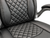 Top Grain Leather Chair with Flip-Up Arms