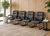 Top Grain Leather Guest Chair with Padded Armrests