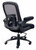 500 Lbs. Capacity Big & Tall Black Mesh Back Office Chair w/Flip Up Arms & Black Base