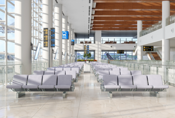 How to Plan and Size a Commercial Airport or Transit Terminal Seating Project