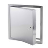 12 x 12 - Fire Rated Insulated Access Door with Flange - Stainless Steel California Access Doors