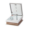 36" x 36" Steel Diamond Roof Hatch - Ladder Access