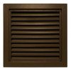 12" x 12" Standard Inverted Y-Blade Bronze Door Louver
