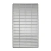 48" x 48" Smoke Vent Security Grille, Drop-In Flange, Silver Powder Coat