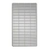 48" x 72" Smoke Vent Security Grille, Drop-In Flange, Gray Powder Coat