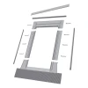 24" x 70" High-Profile Tile Roof Flashing Kit for Deck Mount Skylight