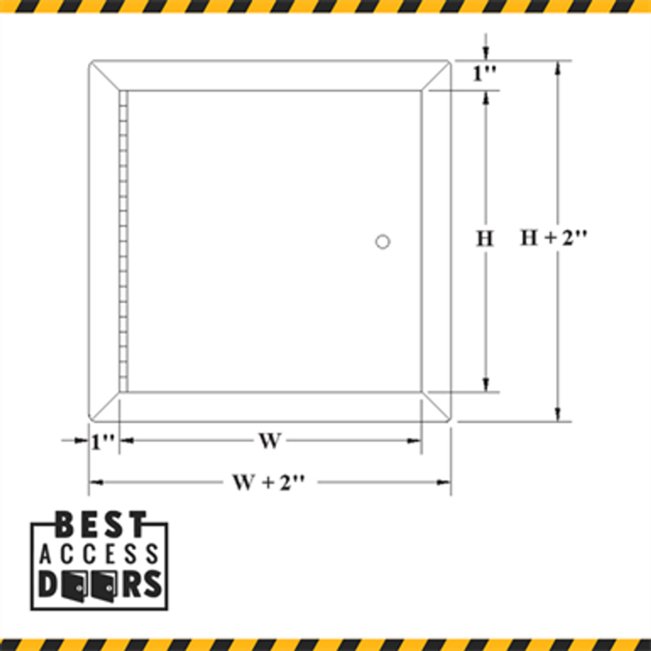 16 x 16 Aluminum Insulated Access Panel California Access Doors