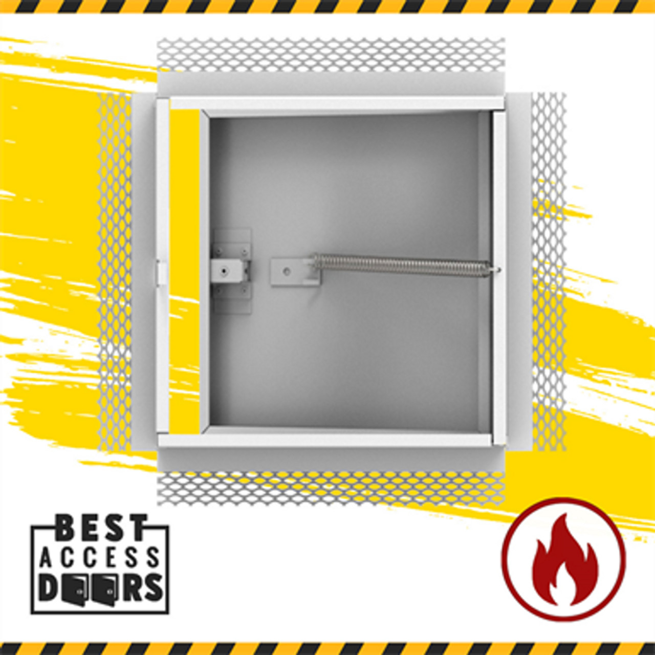 12 x 12 Fire Rated Non Insulated Access Panel with Plaster Flange California Access Doors