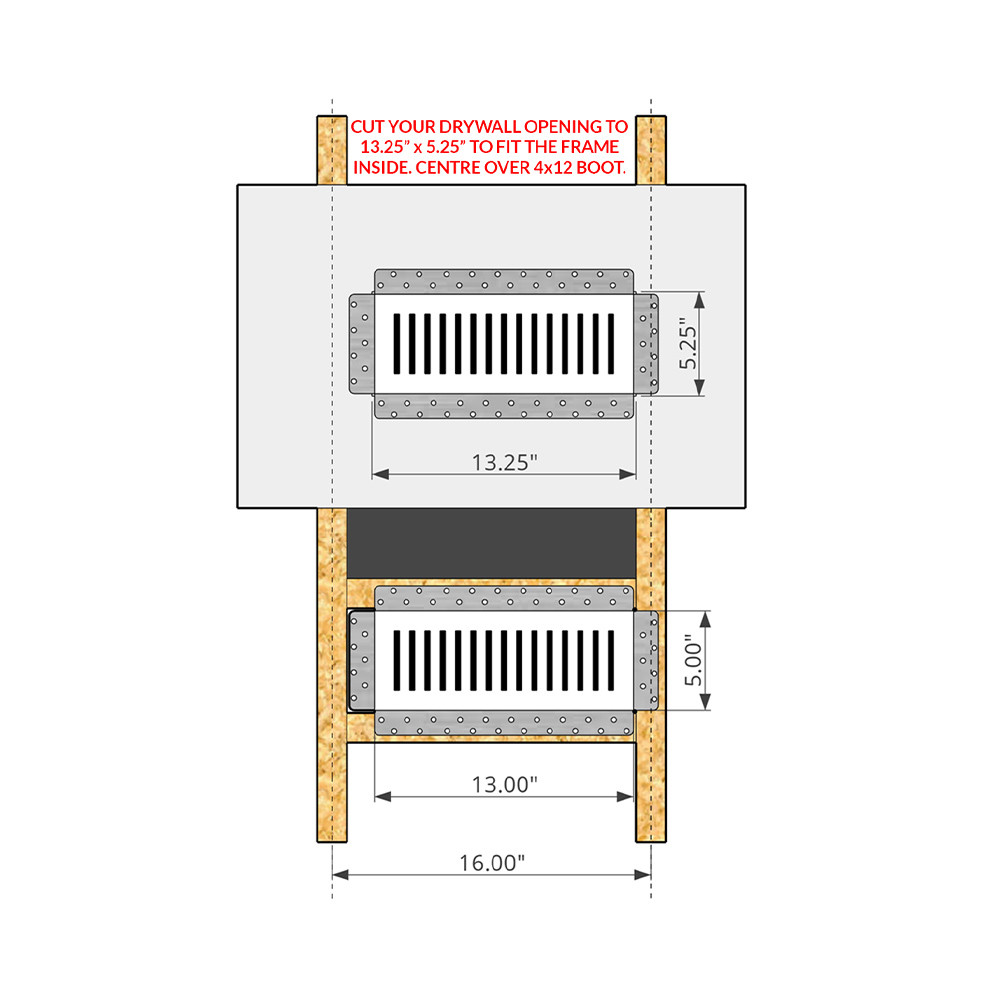 Invisagrille Flush Removable Cold Air Return Cover 4