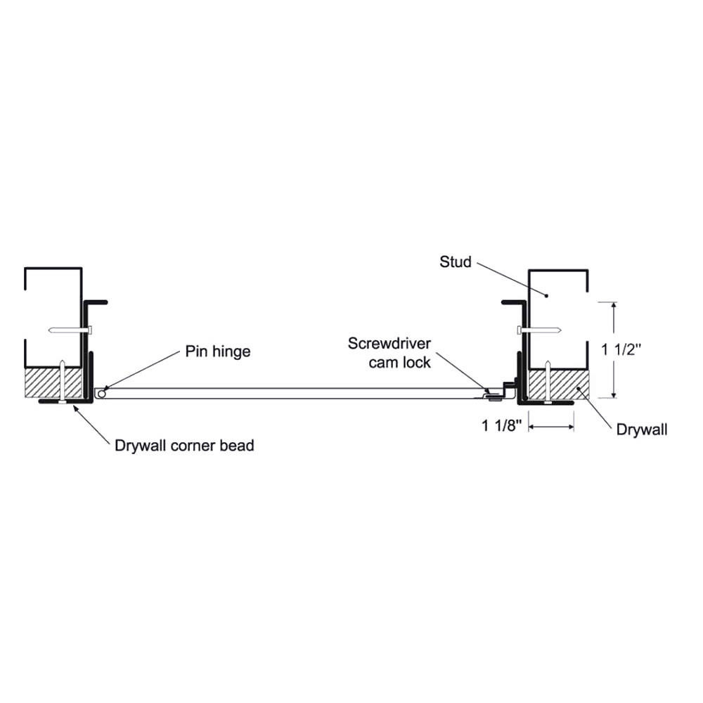 General Purpose Drywall Access Door w/ Mud In Flange 24
