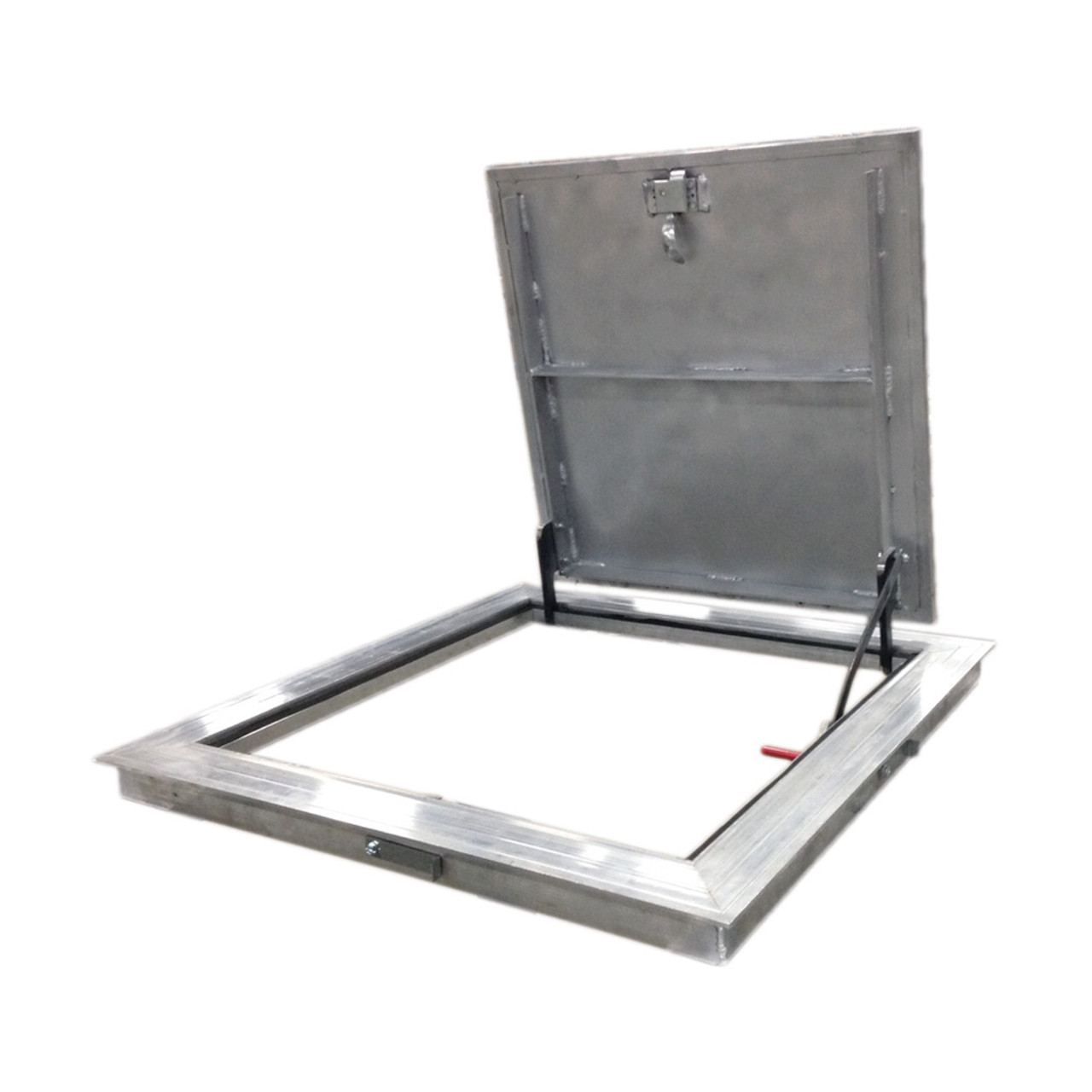 48" x 72" Security Aluminum Tile Floor Door - Double Leaf