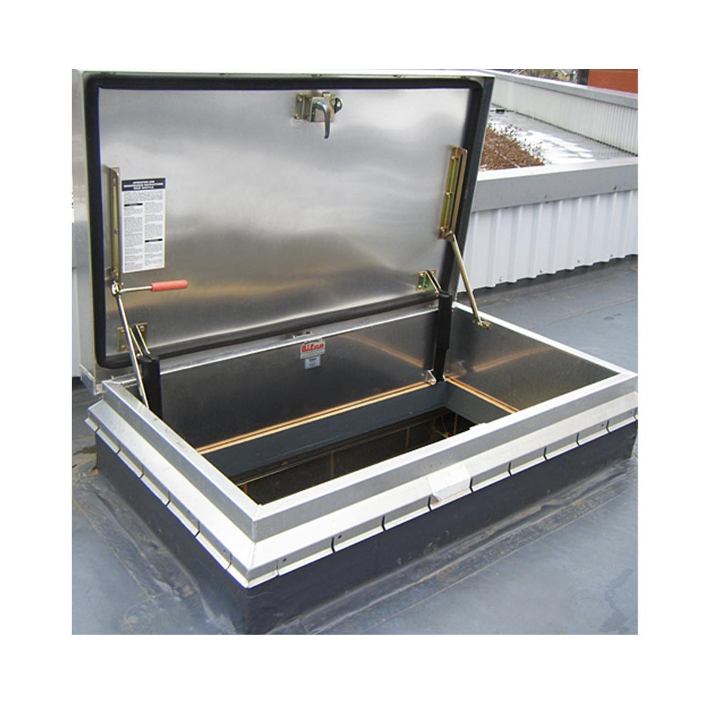 30" x 54" Ship Stair Roof Hatch - Aluminum - MDA Approved