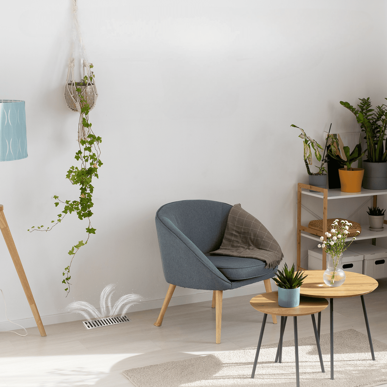 4" x 10" Flush Mount Floor Vent w/ Linear Slots - Brushed Silver