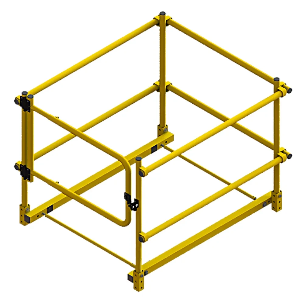 30" x 54" Compression Roof Hatch Safety Railing