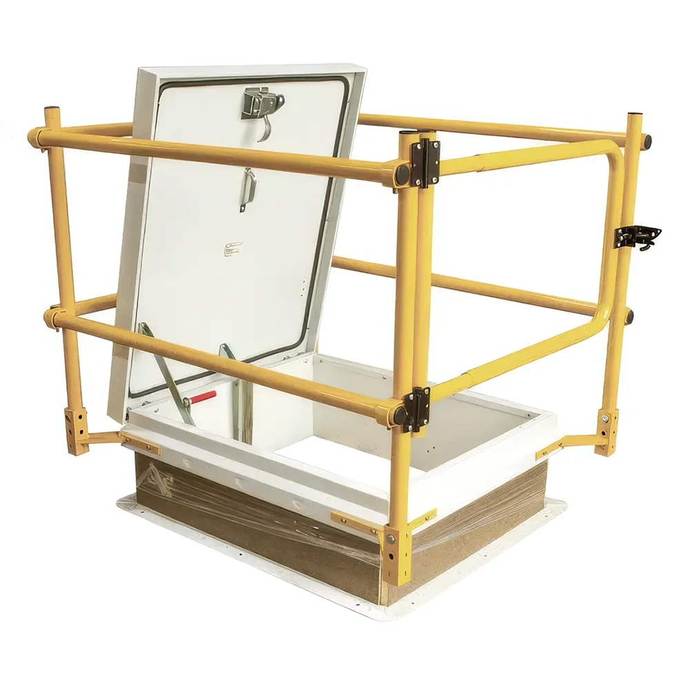36" x 36" Saf-T-Hatch Roof Hatch with Safety Railing
