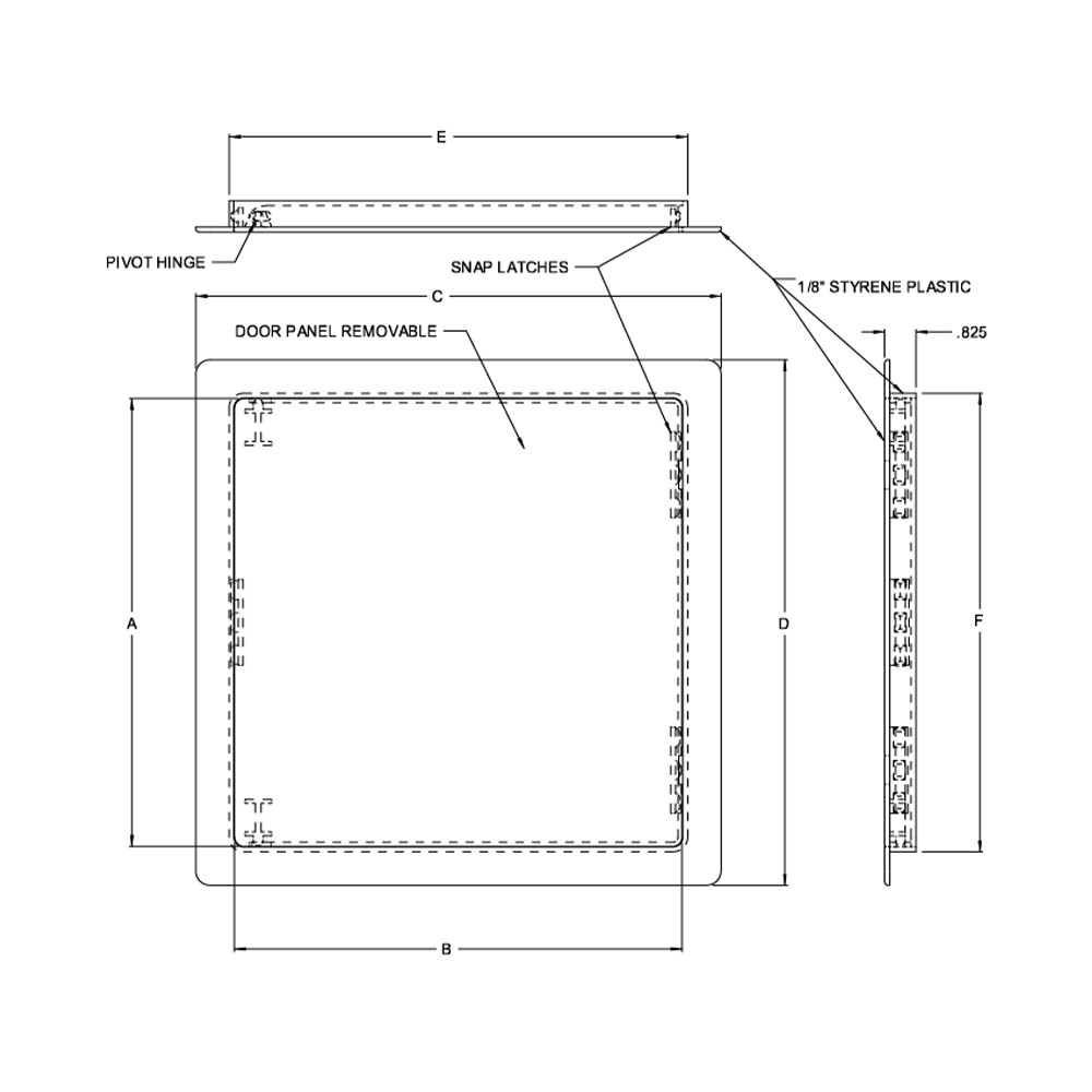 Flush Plastic Panel 4