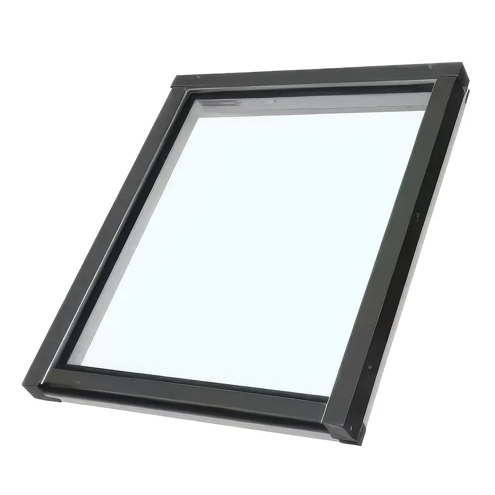 21" x 45¾" Fixed Deck-Mounted Skylight Laminated Glass - white