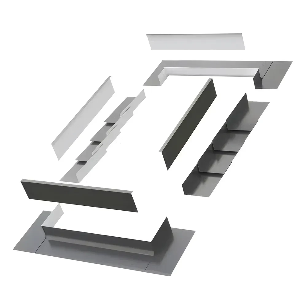 34" x 46" Low-Profile Shingle Roof Flashing Kit for Curb Mounted Skylight