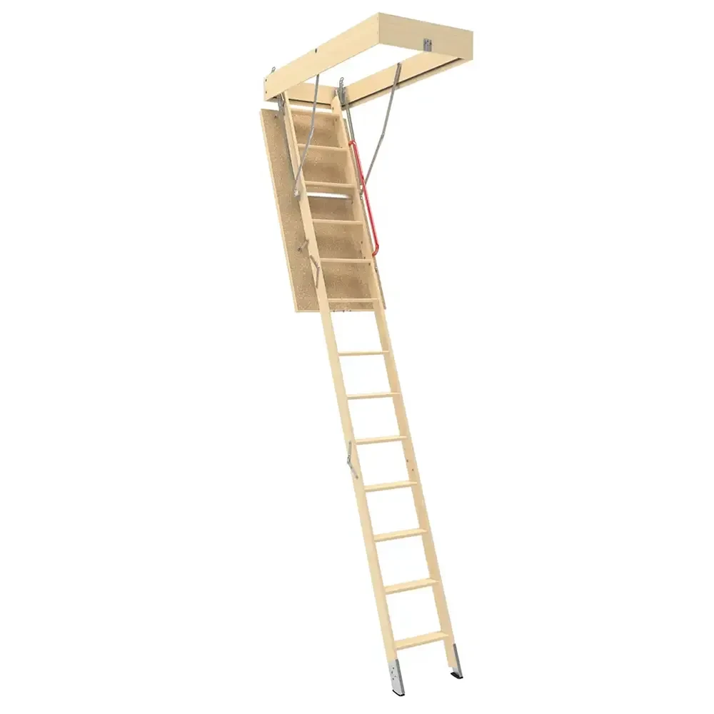 25" x 47" Insulated Wood Attic Ladder - 300lbs. Load Capacity