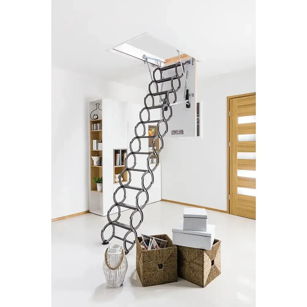 25" x 54" Insulated Scissor Attic Ladder - 350 lbs. Load Capacity