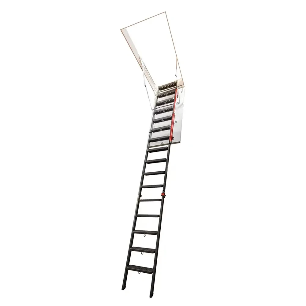 30" x 56½" Insulated Metal Attic Ladder - 375 lbs. Load Capacity