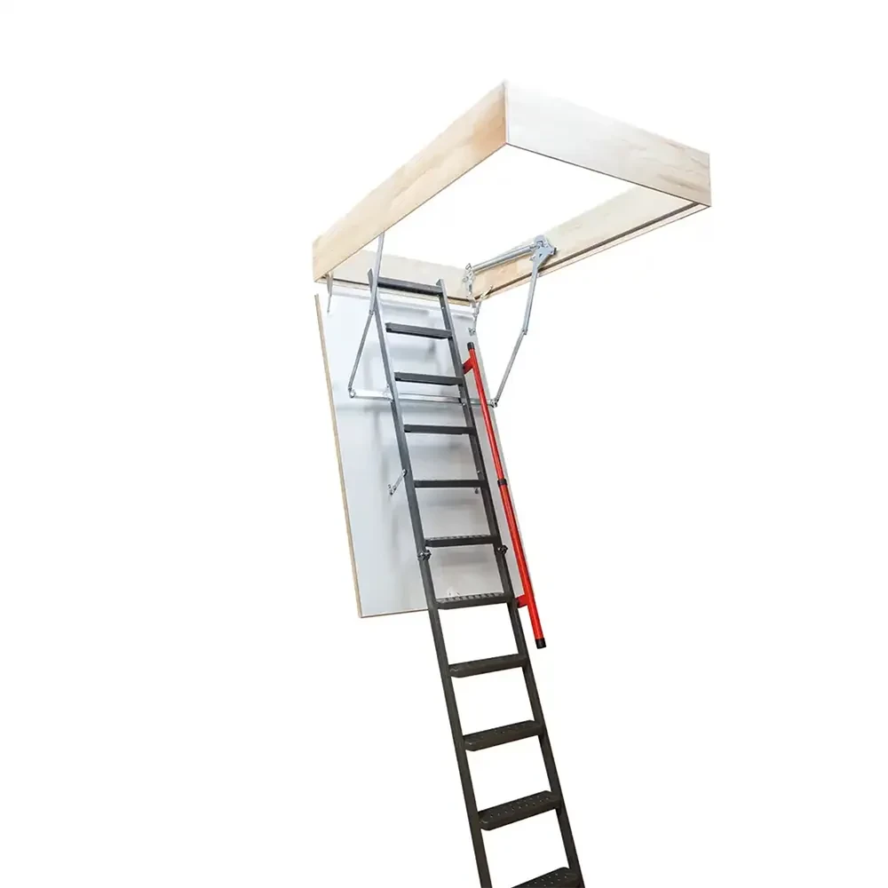 30" x 56½" Insulated Metal Attic Ladder - 375 lbs. Load Capacity