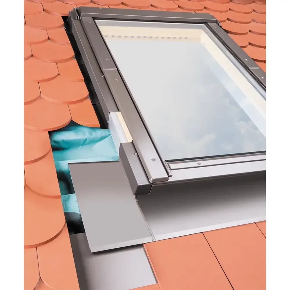30" x 46" Low-Profile Shingle Roof Flashing Kit for Wooden Roof Window