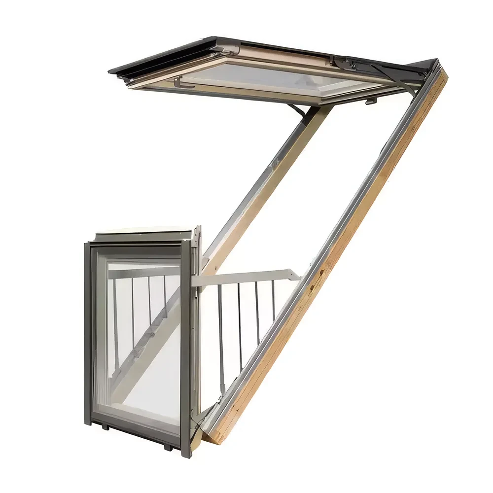 37" x 100" Deck Mounted Balcony Window