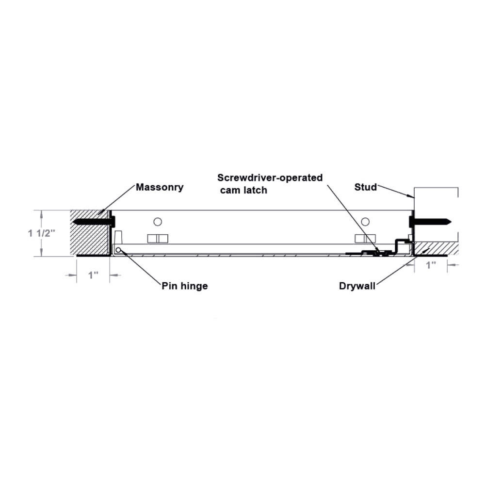 6" X 6" GENERAL PURPOSE ACCESS DOOR WITH FLANGE Best Access Doors
