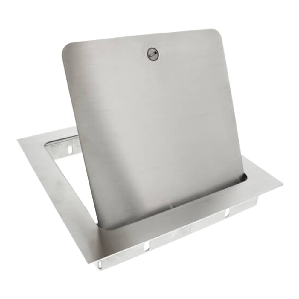 8 x 8 Universal Flush Premium - Flange - Stainless Steel