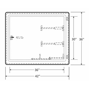 36 x 30 Roof Hatch California Access Doors