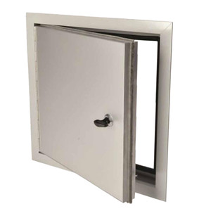 12 x 12 Exterior Access Panel - with piano hinge Aluminum California Access Doors