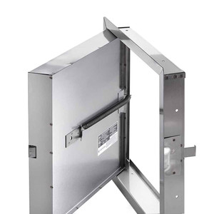 18 x 18 - Fire Rated Insulated Access Door with Flange - Stainless Steel California Access Doors