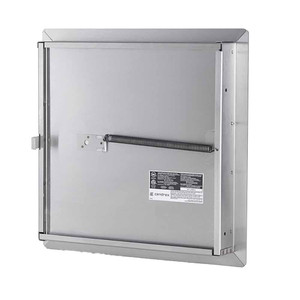 22 x 30 - Fire Rated Insulated Access Door with Flange - Stainless Steel California Access Doors