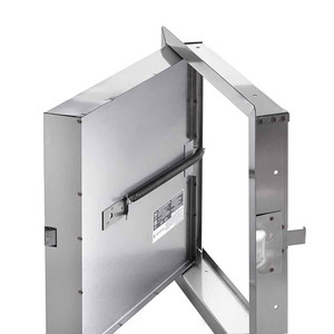22 x 36 - Fire Rated Insulated Access Door with Flange - Stainless Steel California Access Doors