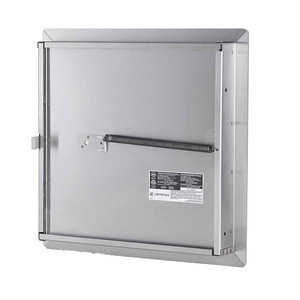 48 x 48 - Fire Rated Insulated Access Door with Flange - Stainless Steel California Access Doors